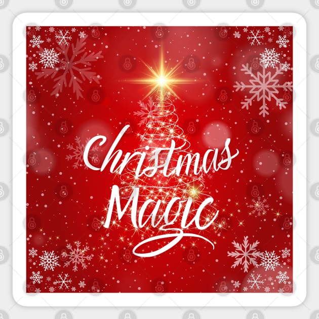 Christmas Magic Sticker by Mazzlo Shop